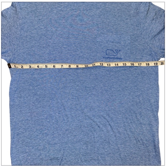 Vineyard Vines Edgartown Hoodie T-Shirt Mens Small Blue Long Sleeve Whale Logo - Picture 4 of 6